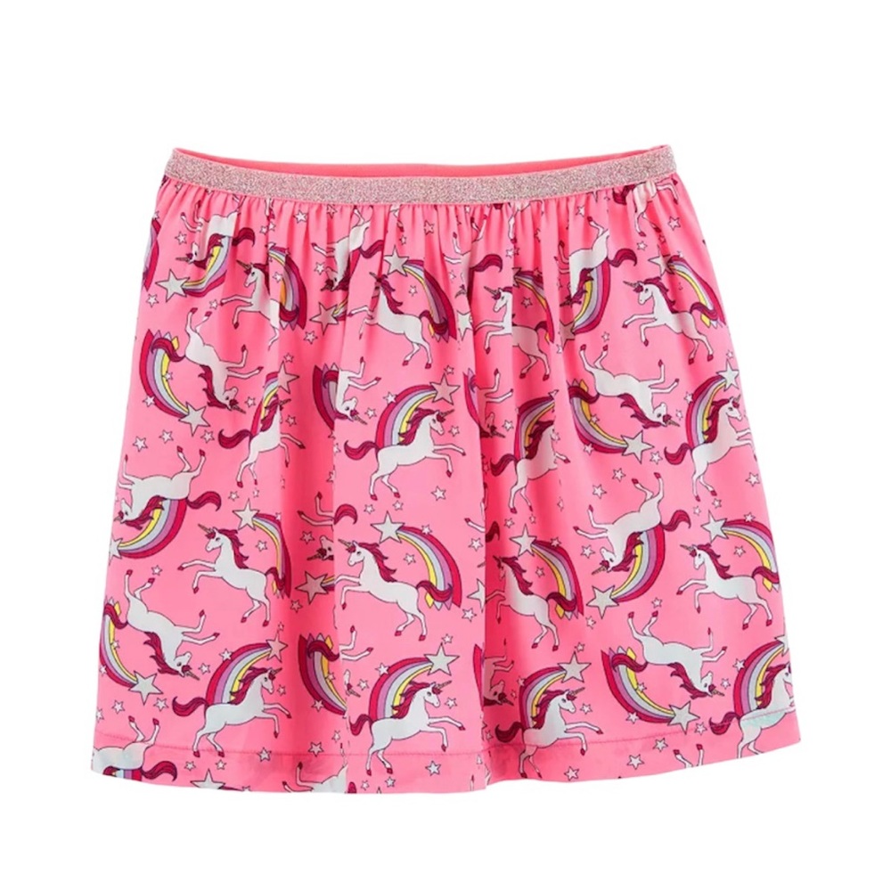 Carter's Girl’s Unicorn Print Pink Skort Size 10-12